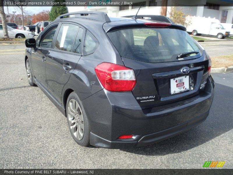 Dark Gray Metallic / Black 2013 Subaru Impreza 2.0i Sport Limited 5 Door