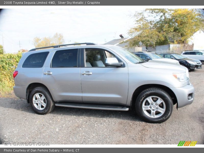 Silver Sky Metallic / Graphite 2008 Toyota Sequoia Limited 4WD