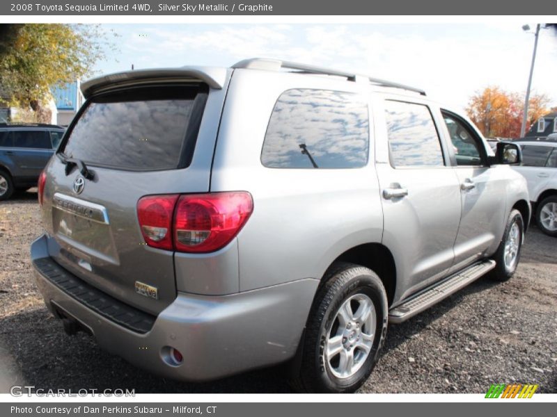 Silver Sky Metallic / Graphite 2008 Toyota Sequoia Limited 4WD