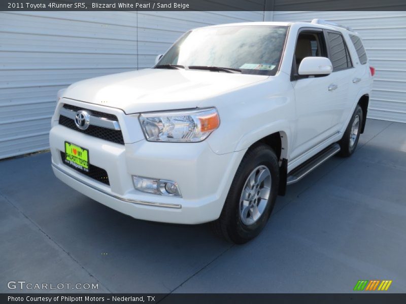 Blizzard White Pearl / Sand Beige 2011 Toyota 4Runner SR5