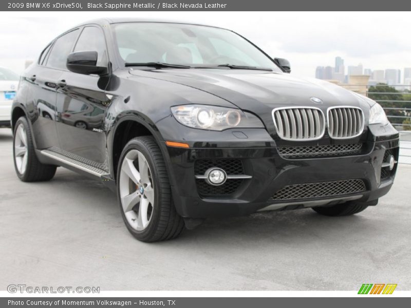 Front 3/4 View of 2009 X6 xDrive50i