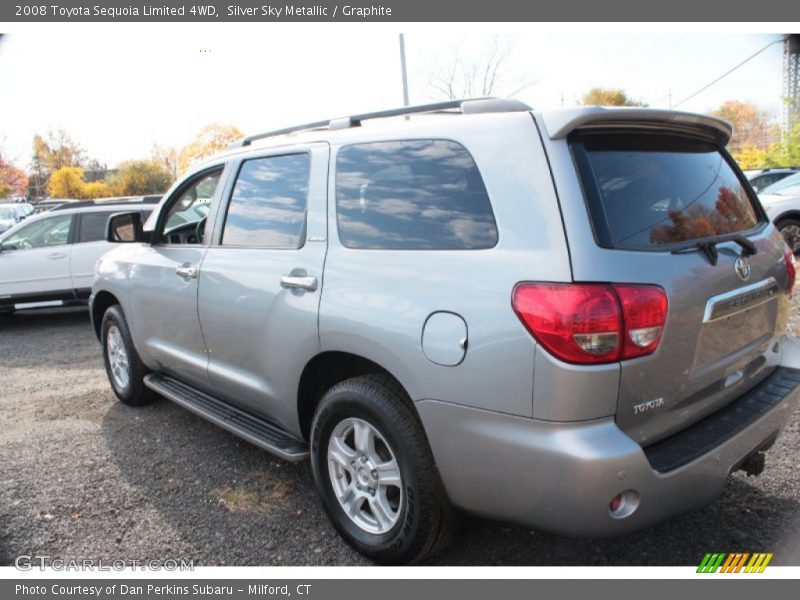 Silver Sky Metallic / Graphite 2008 Toyota Sequoia Limited 4WD