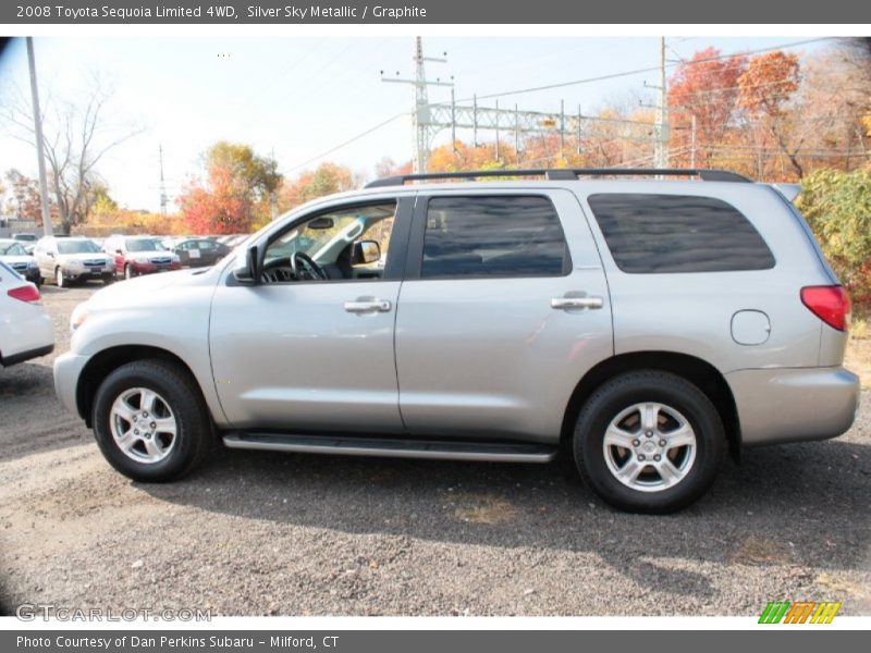 Silver Sky Metallic / Graphite 2008 Toyota Sequoia Limited 4WD