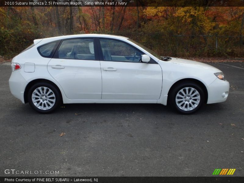 Satin White Pearl / Ivory 2010 Subaru Impreza 2.5i Premium Wagon