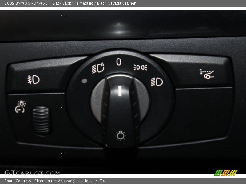 Black Sapphire Metallic / Black Nevada Leather 2009 BMW X6 xDrive50i