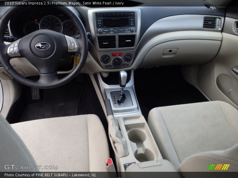 Satin White Pearl / Ivory 2010 Subaru Impreza 2.5i Premium Wagon