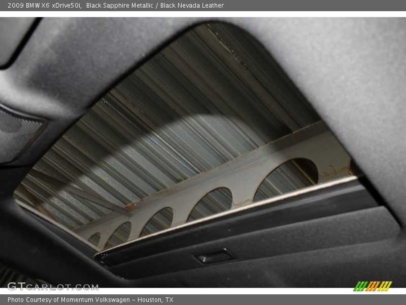 Black Sapphire Metallic / Black Nevada Leather 2009 BMW X6 xDrive50i