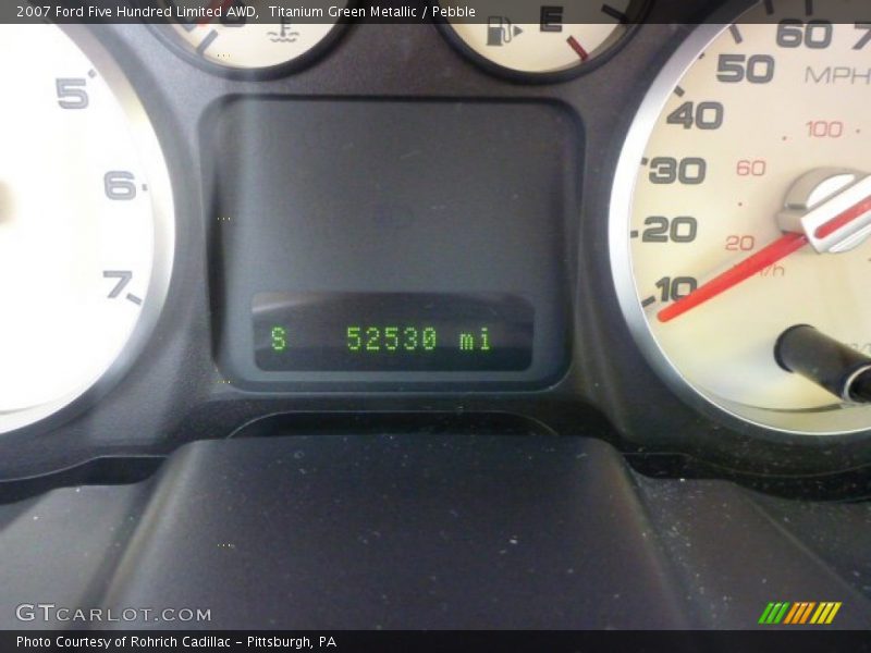 Titanium Green Metallic / Pebble 2007 Ford Five Hundred Limited AWD