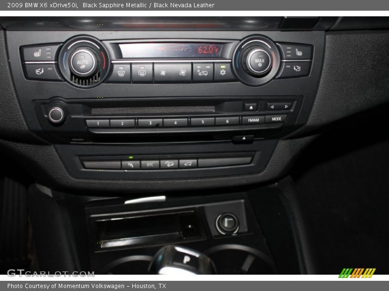 Black Sapphire Metallic / Black Nevada Leather 2009 BMW X6 xDrive50i