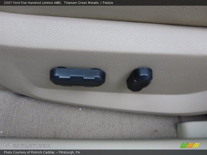 Titanium Green Metallic / Pebble 2007 Ford Five Hundred Limited AWD