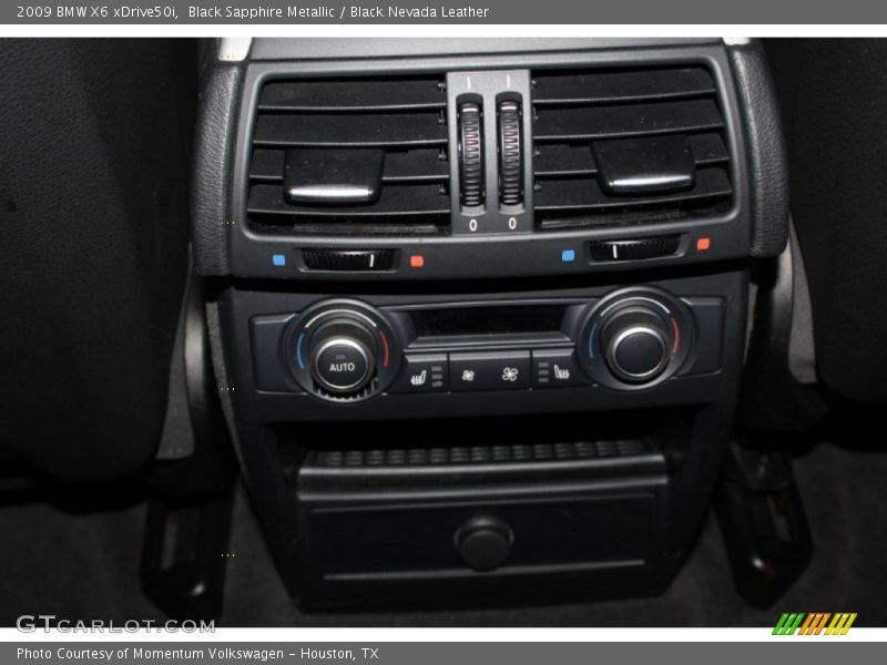 Black Sapphire Metallic / Black Nevada Leather 2009 BMW X6 xDrive50i