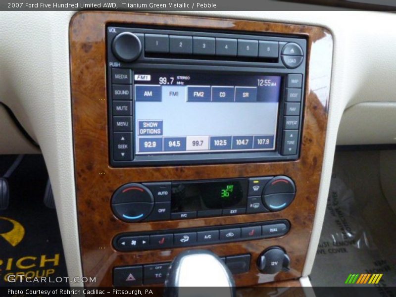 Titanium Green Metallic / Pebble 2007 Ford Five Hundred Limited AWD