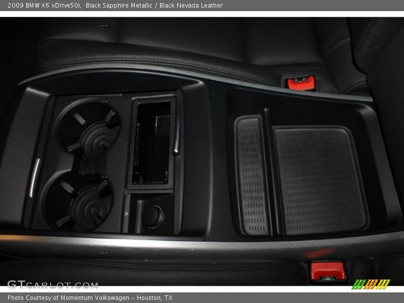 Black Sapphire Metallic / Black Nevada Leather 2009 BMW X6 xDrive50i