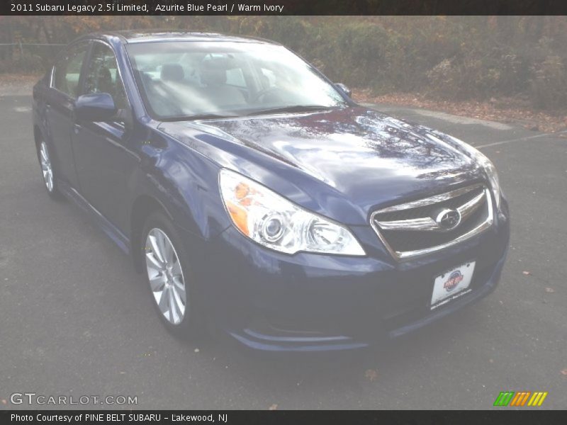 Azurite Blue Pearl / Warm Ivory 2011 Subaru Legacy 2.5i Limited