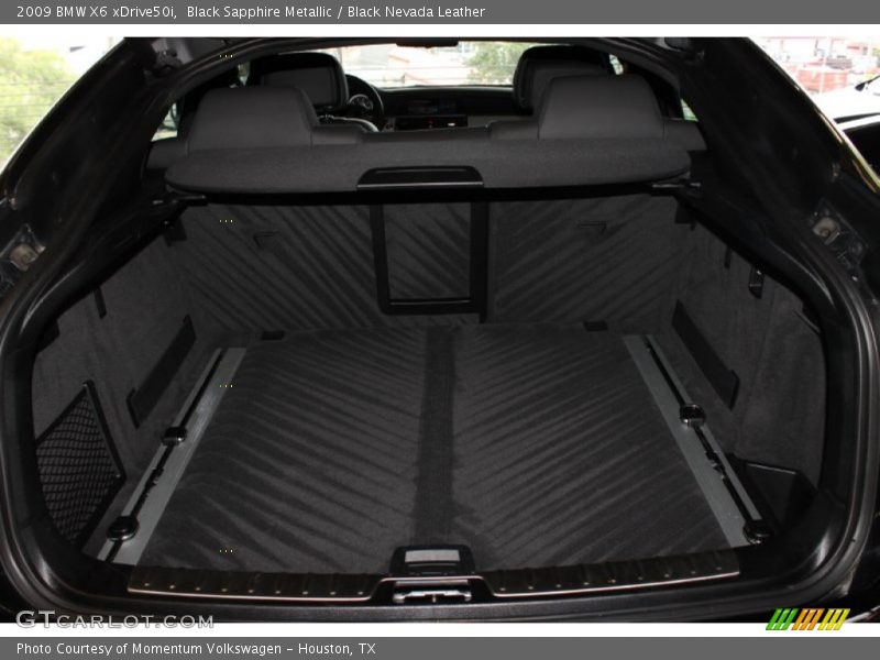 Black Sapphire Metallic / Black Nevada Leather 2009 BMW X6 xDrive50i