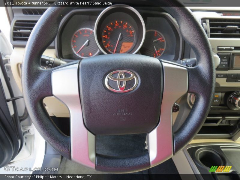 Blizzard White Pearl / Sand Beige 2011 Toyota 4Runner SR5