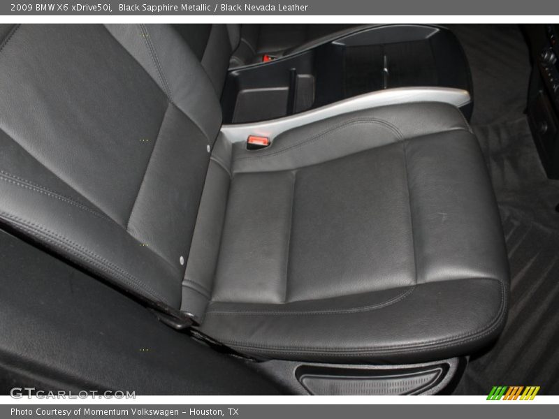 Black Sapphire Metallic / Black Nevada Leather 2009 BMW X6 xDrive50i