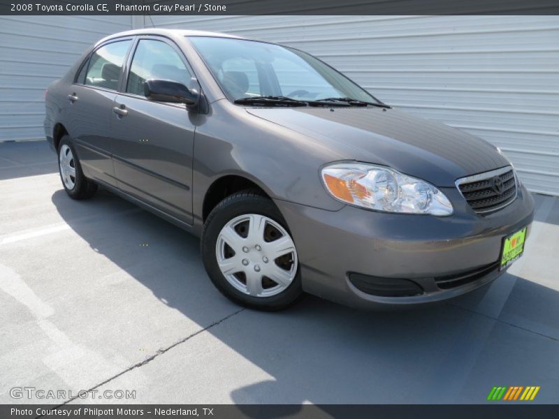 Phantom Gray Pearl / Stone 2008 Toyota Corolla CE