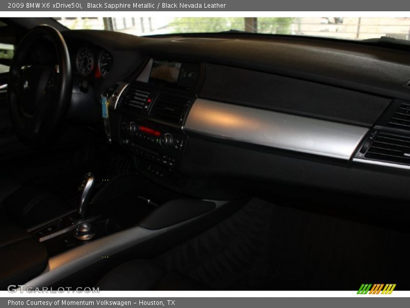 Black Sapphire Metallic / Black Nevada Leather 2009 BMW X6 xDrive50i