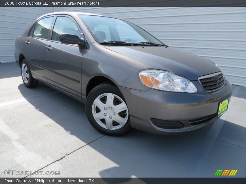 Phantom Gray Pearl / Stone 2008 Toyota Corolla CE