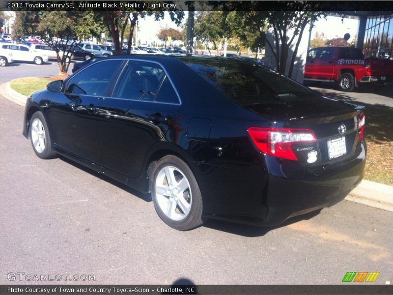 Attitude Black Metallic / Light Gray 2012 Toyota Camry SE