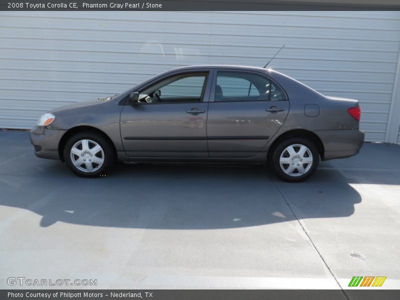 Phantom Gray Pearl / Stone 2008 Toyota Corolla CE