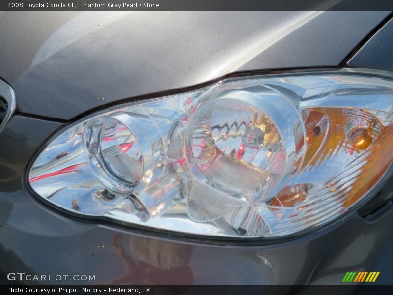 Phantom Gray Pearl / Stone 2008 Toyota Corolla CE