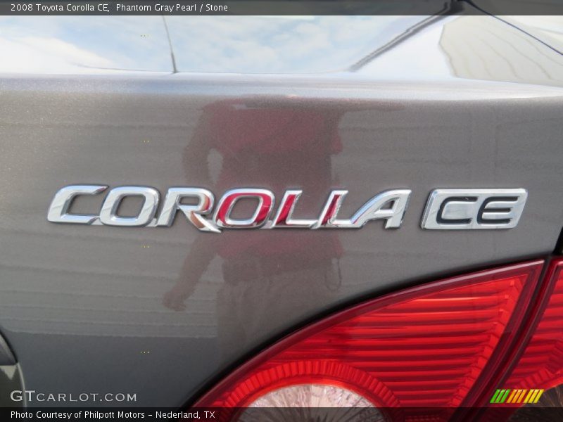 Phantom Gray Pearl / Stone 2008 Toyota Corolla CE