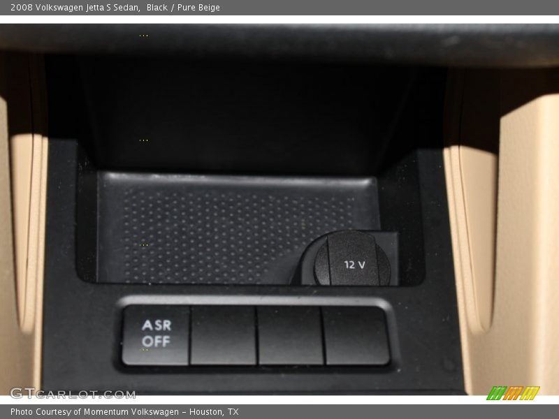 Black / Pure Beige 2008 Volkswagen Jetta S Sedan