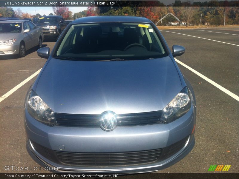 Shark Blue Metallic / Titan Black 2011 Volkswagen Golf 2 Door
