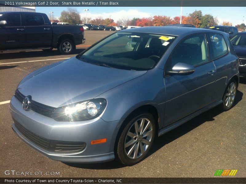 Shark Blue Metallic / Titan Black 2011 Volkswagen Golf 2 Door