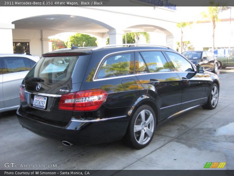 Black / Black 2011 Mercedes-Benz E 350 4Matic Wagon