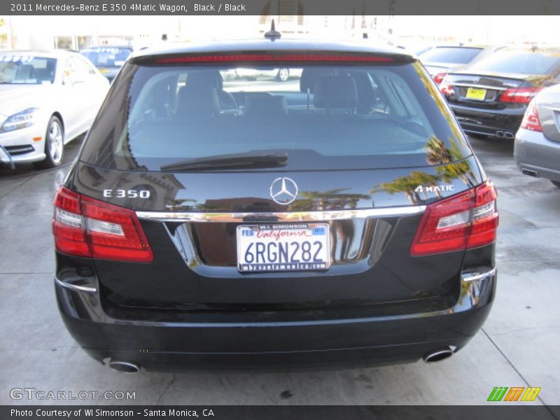 Black / Black 2011 Mercedes-Benz E 350 4Matic Wagon