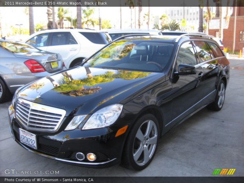 Black / Black 2011 Mercedes-Benz E 350 4Matic Wagon