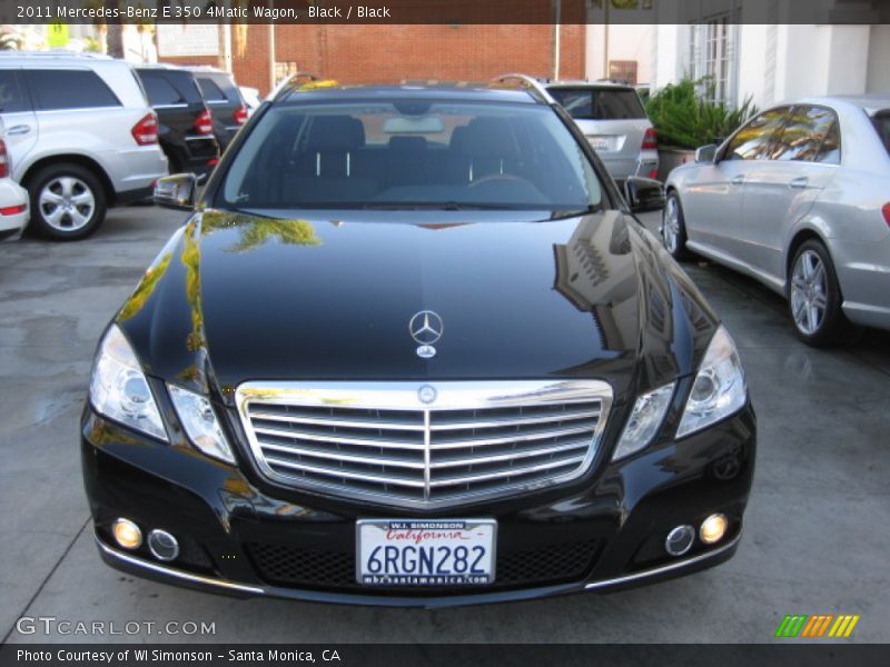 Black / Black 2011 Mercedes-Benz E 350 4Matic Wagon
