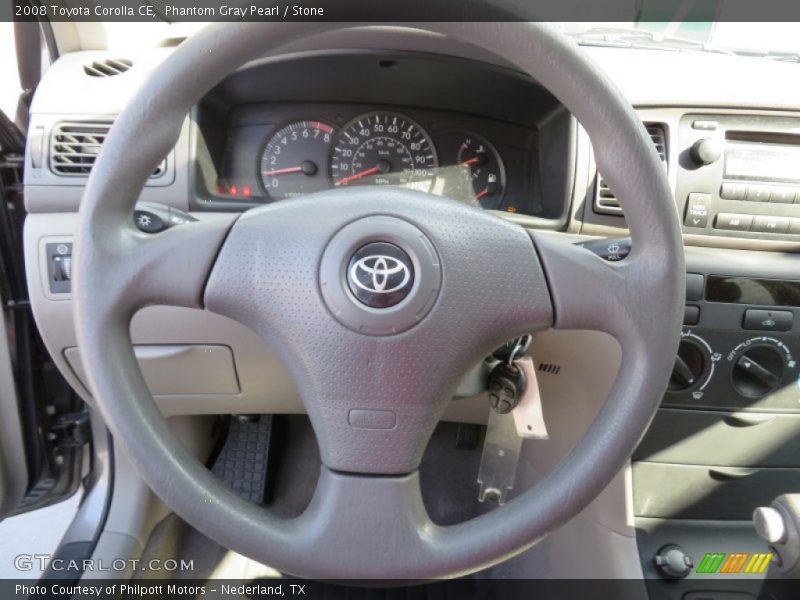 Phantom Gray Pearl / Stone 2008 Toyota Corolla CE