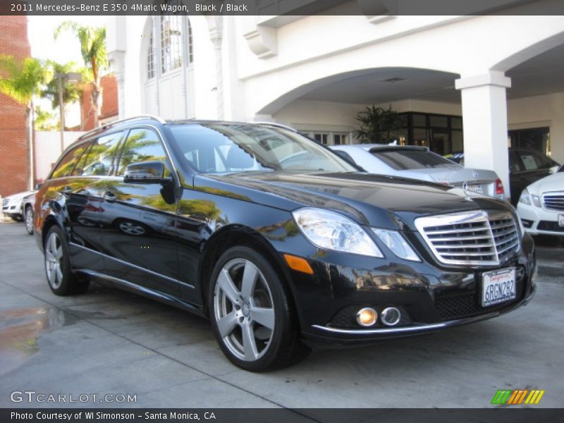 Black / Black 2011 Mercedes-Benz E 350 4Matic Wagon