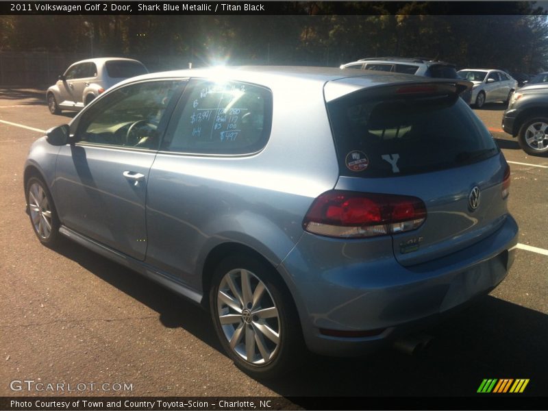 Shark Blue Metallic / Titan Black 2011 Volkswagen Golf 2 Door
