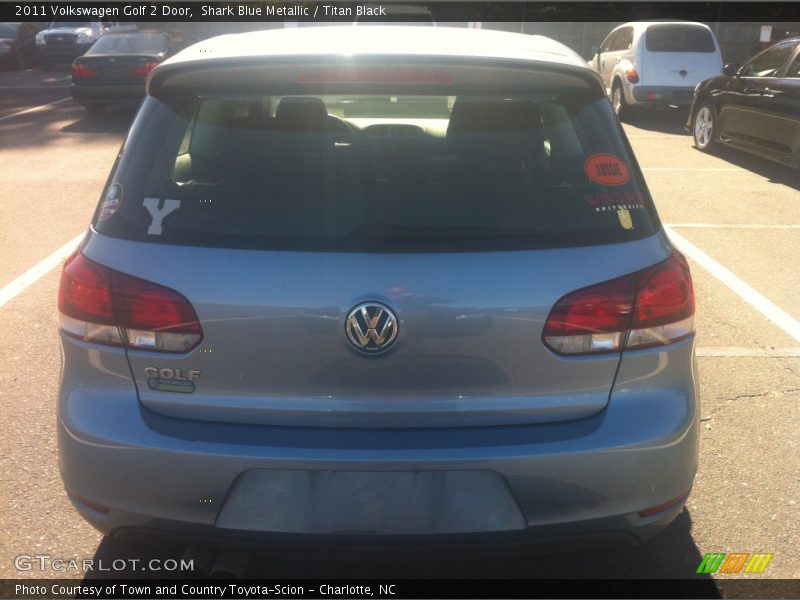 Shark Blue Metallic / Titan Black 2011 Volkswagen Golf 2 Door