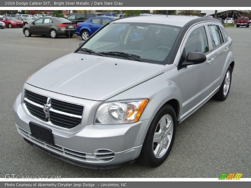 Bright Silver Metallic / Dark Slate Gray 2009 Dodge Caliber SXT