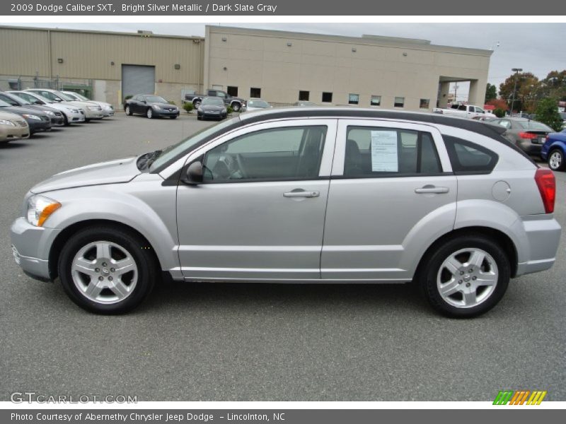 Bright Silver Metallic / Dark Slate Gray 2009 Dodge Caliber SXT