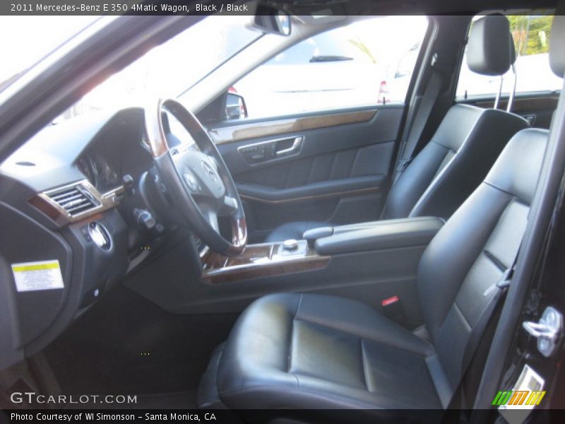 Black / Black 2011 Mercedes-Benz E 350 4Matic Wagon