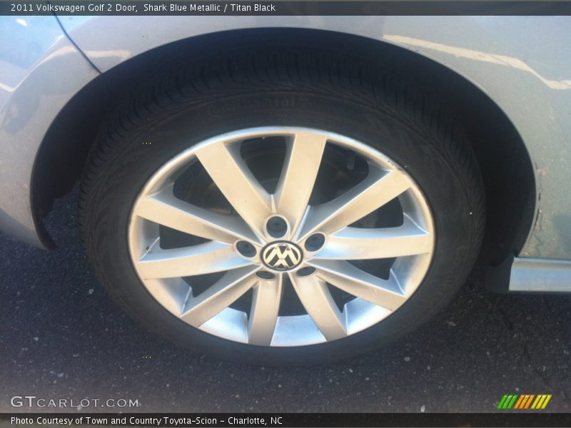 Shark Blue Metallic / Titan Black 2011 Volkswagen Golf 2 Door