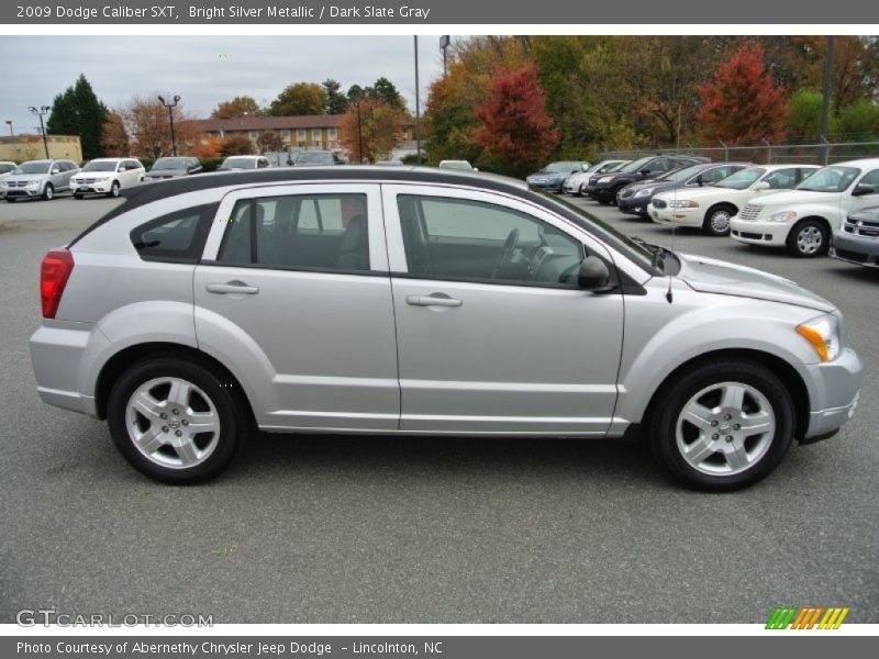 Bright Silver Metallic / Dark Slate Gray 2009 Dodge Caliber SXT