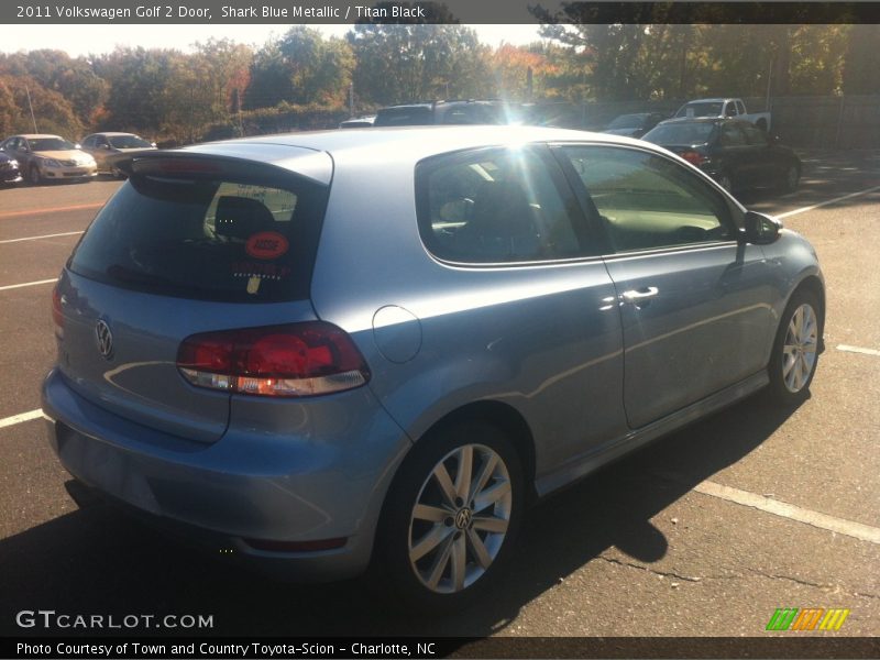 Shark Blue Metallic / Titan Black 2011 Volkswagen Golf 2 Door