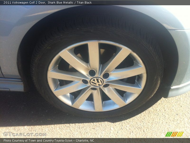 Shark Blue Metallic / Titan Black 2011 Volkswagen Golf 2 Door