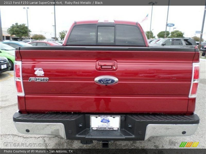 Ruby Red Metallic / Black 2013 Ford F150 Lariat SuperCrew 4x4