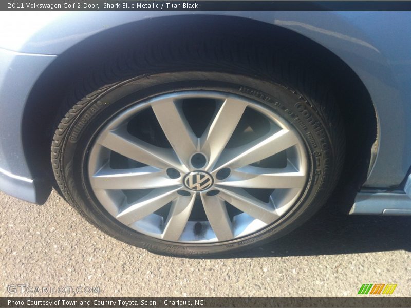 Shark Blue Metallic / Titan Black 2011 Volkswagen Golf 2 Door