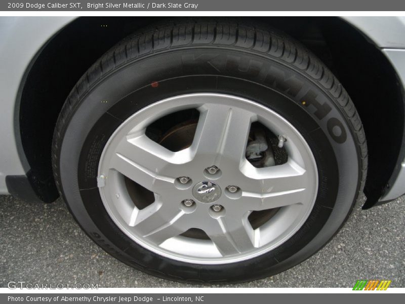 Bright Silver Metallic / Dark Slate Gray 2009 Dodge Caliber SXT