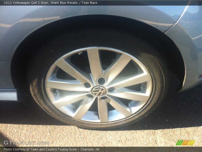 Shark Blue Metallic / Titan Black 2011 Volkswagen Golf 2 Door